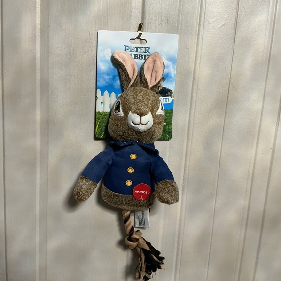 Brand New Interactive Rope Dan Dee Peter Rabbit Spring-Style Legs Plush Toy 13” - Picture 7 of 7